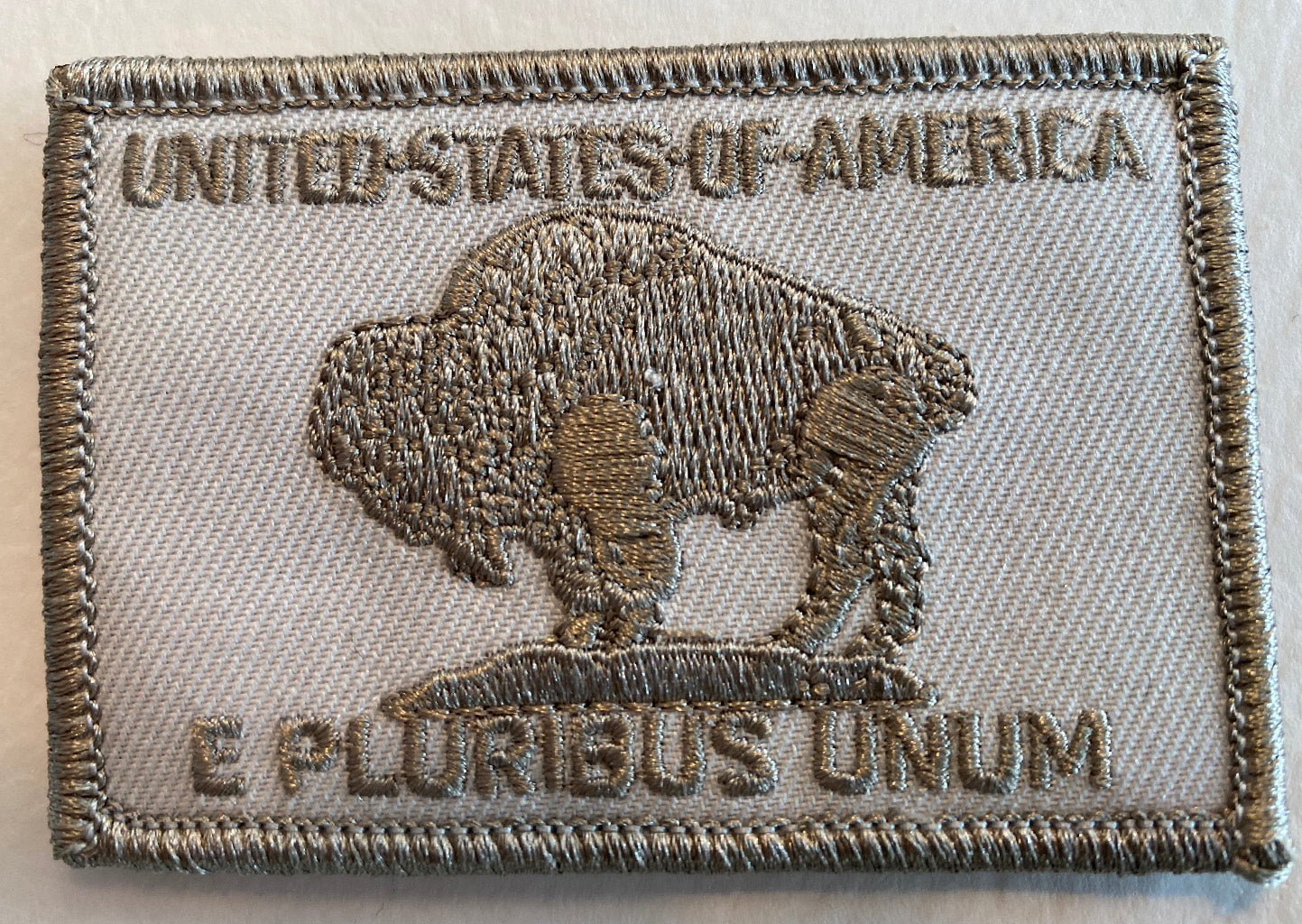 2" x 3" Buffalo Nickel Tactical Patch