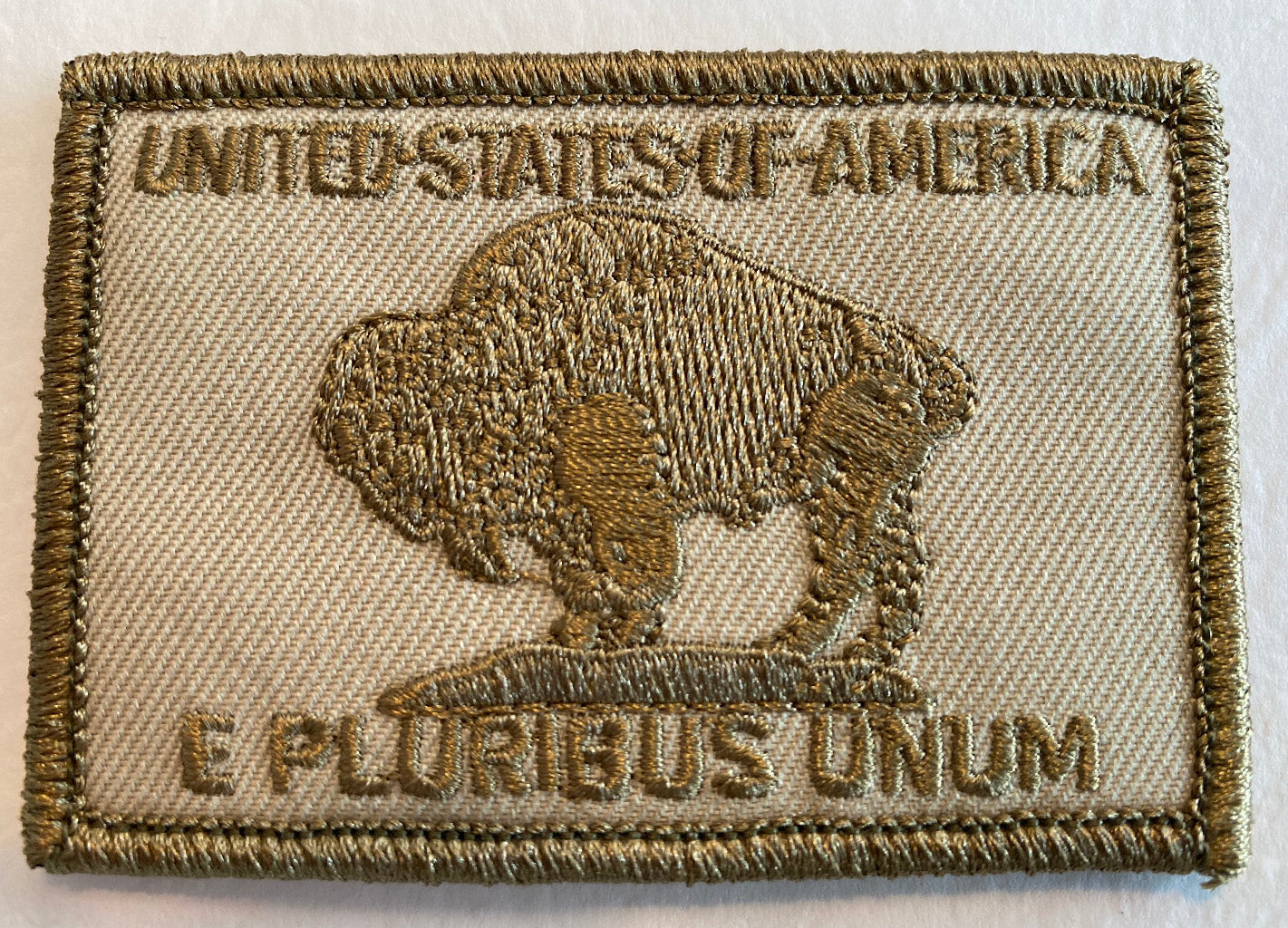 2" x 3" Buffalo Nickel Tactical Patch