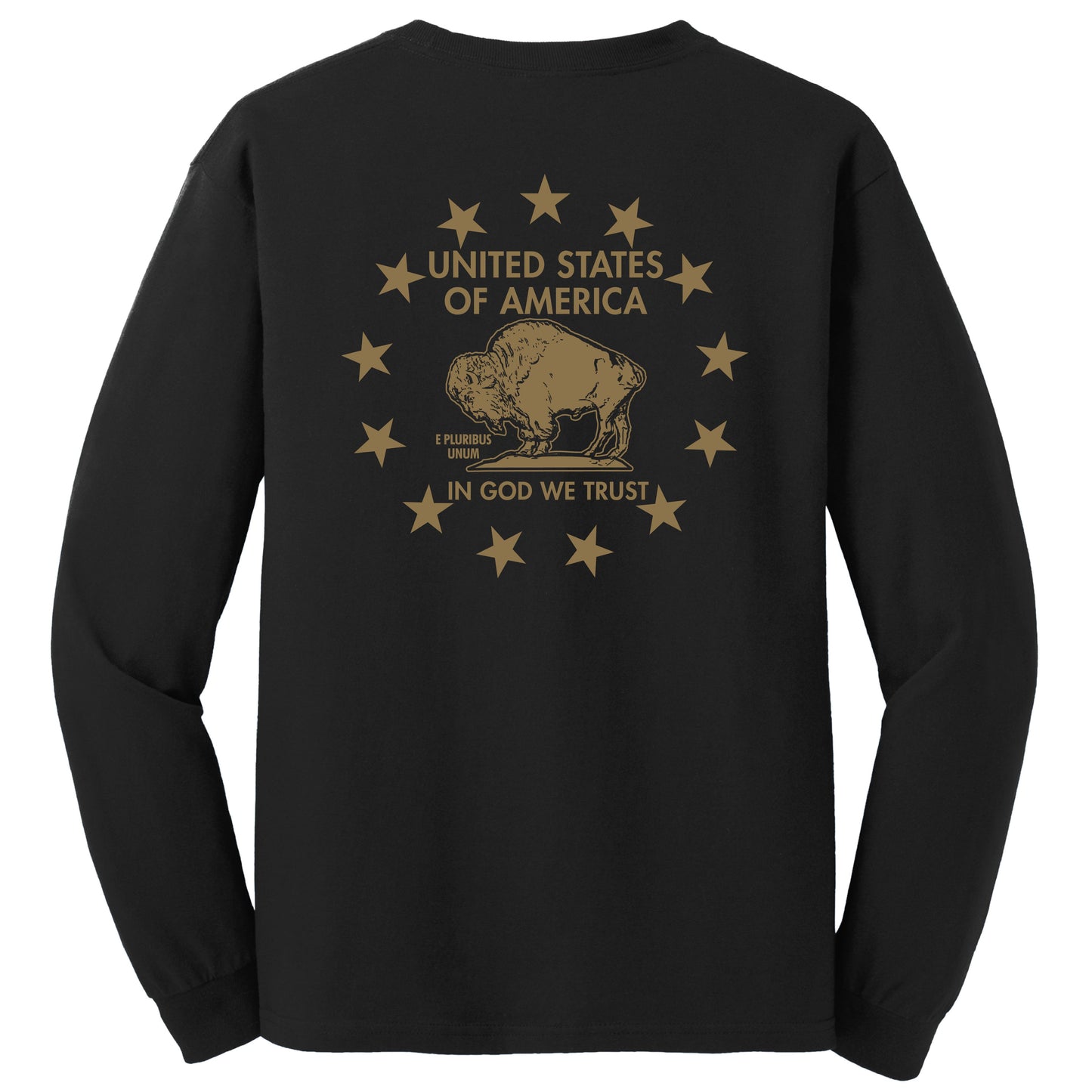 American Buffalo - God We Trust - Longsleeve T-Shirts