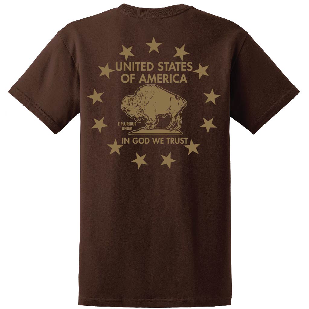 American Buffalo - In God We Trust T-Shirt