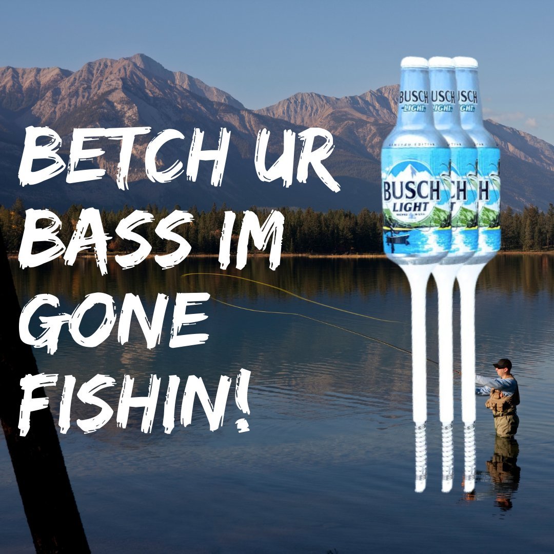 6 Pack Busch Light Fishing Bobbers - Premium Fishing Tackle