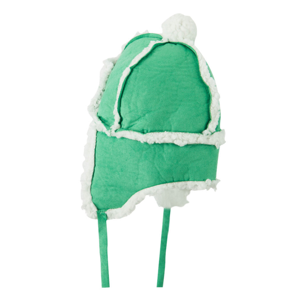 Boys' Pom Pom Polyester Trooper Hat