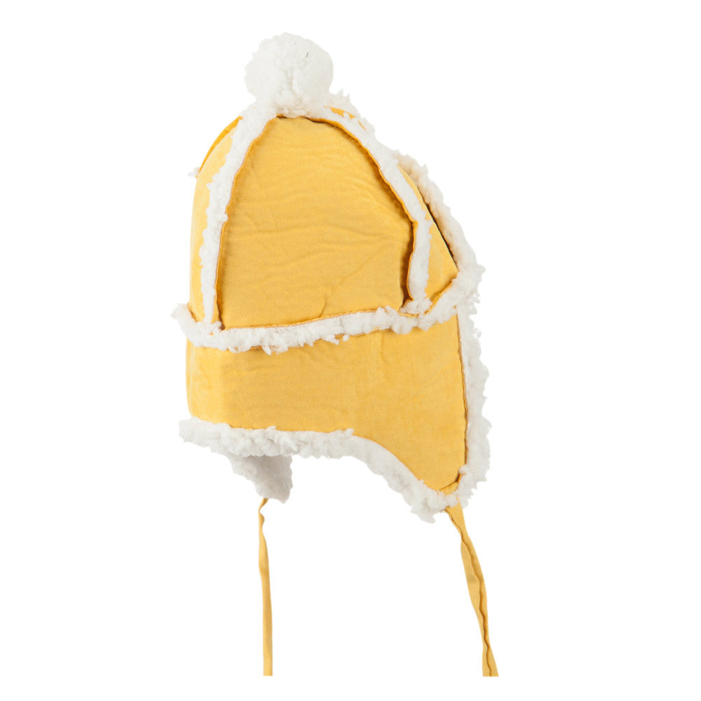 Boys' Pom Pom Polyester Trooper Hat