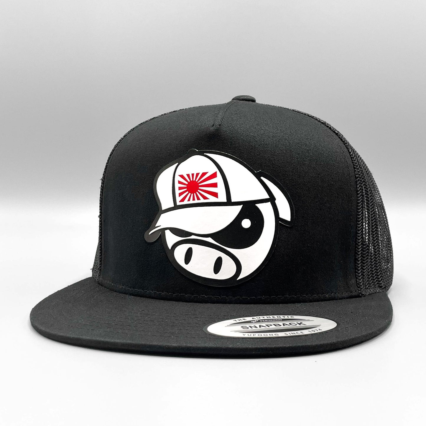 JDM Angry Rally Pig Japanese Trucker Hat