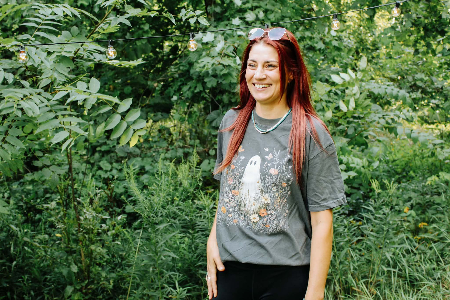 Flower Field Ghost T-Shirt