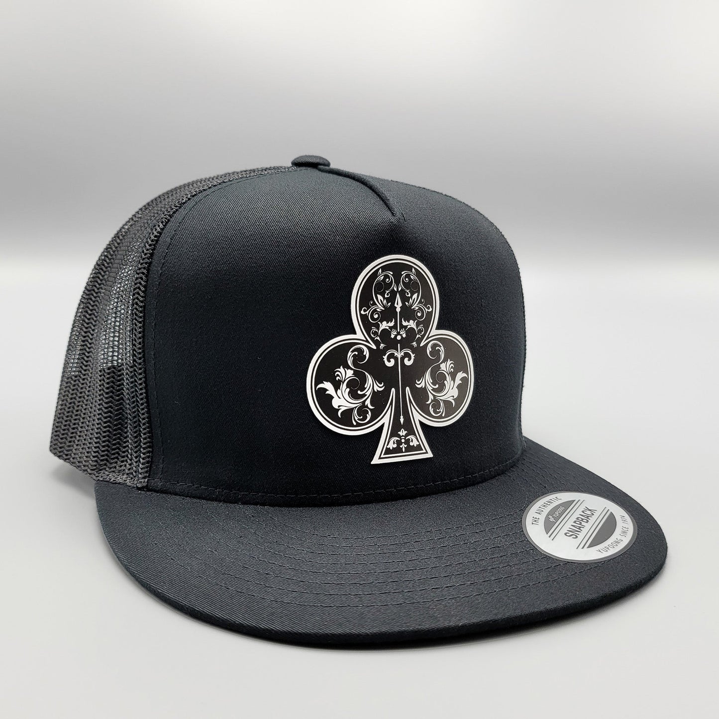 Ace of Clubs Texas Holdem Poker Blackjack Trucker Hat