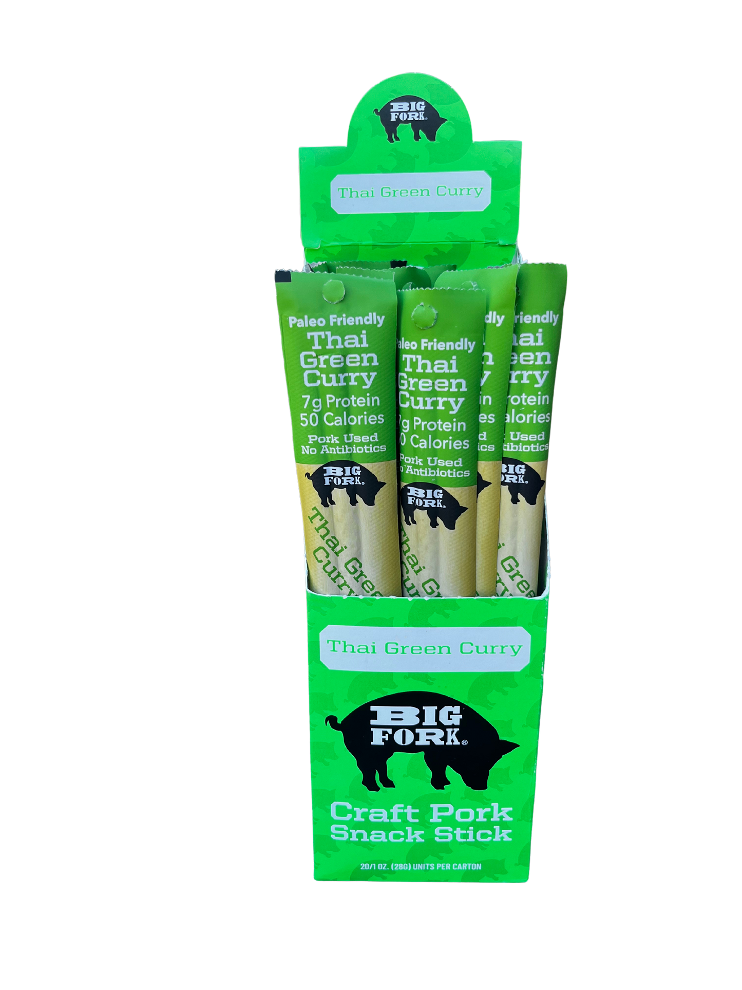 Craft Pork Snack Sticks - One Case (20 sticks)
