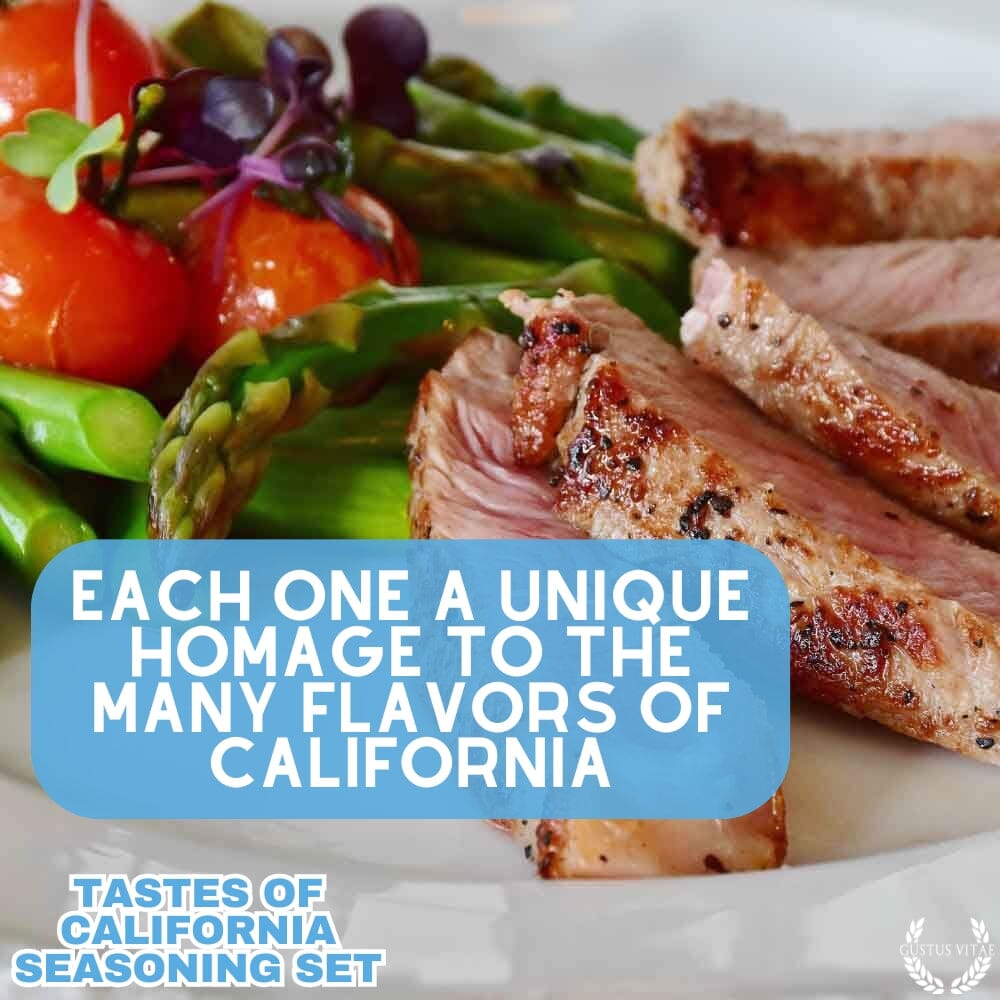 California Seasonings Gift Set - Tastes of California - Artisanal Spice Blends Six Pack