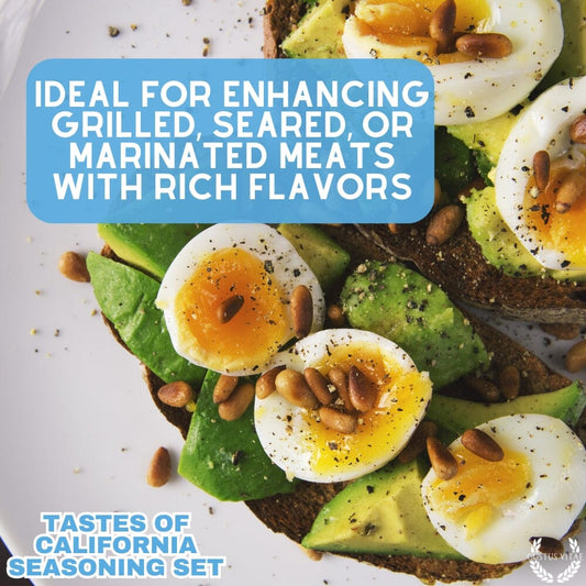 California Seasonings Gift Set - Tastes of California - Artisanal Spice Blends Six Pack