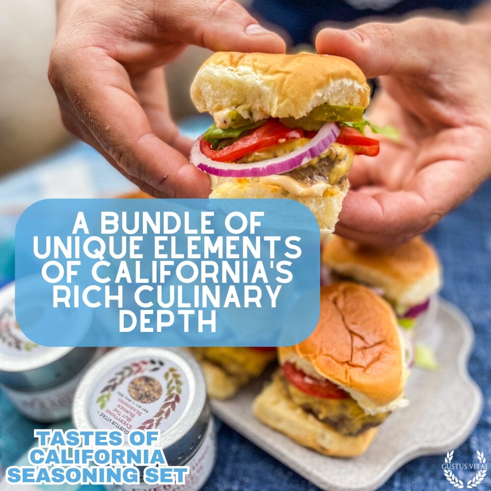 California Seasonings Gift Set - Tastes of California - Artisanal Spice Blends Six Pack