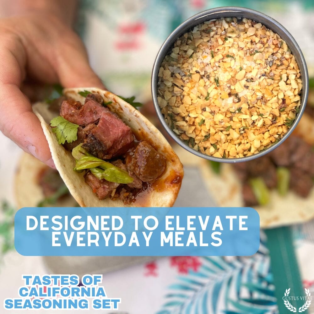 California Seasonings Gift Set - Tastes of California - Artisanal Spice Blends Six Pack