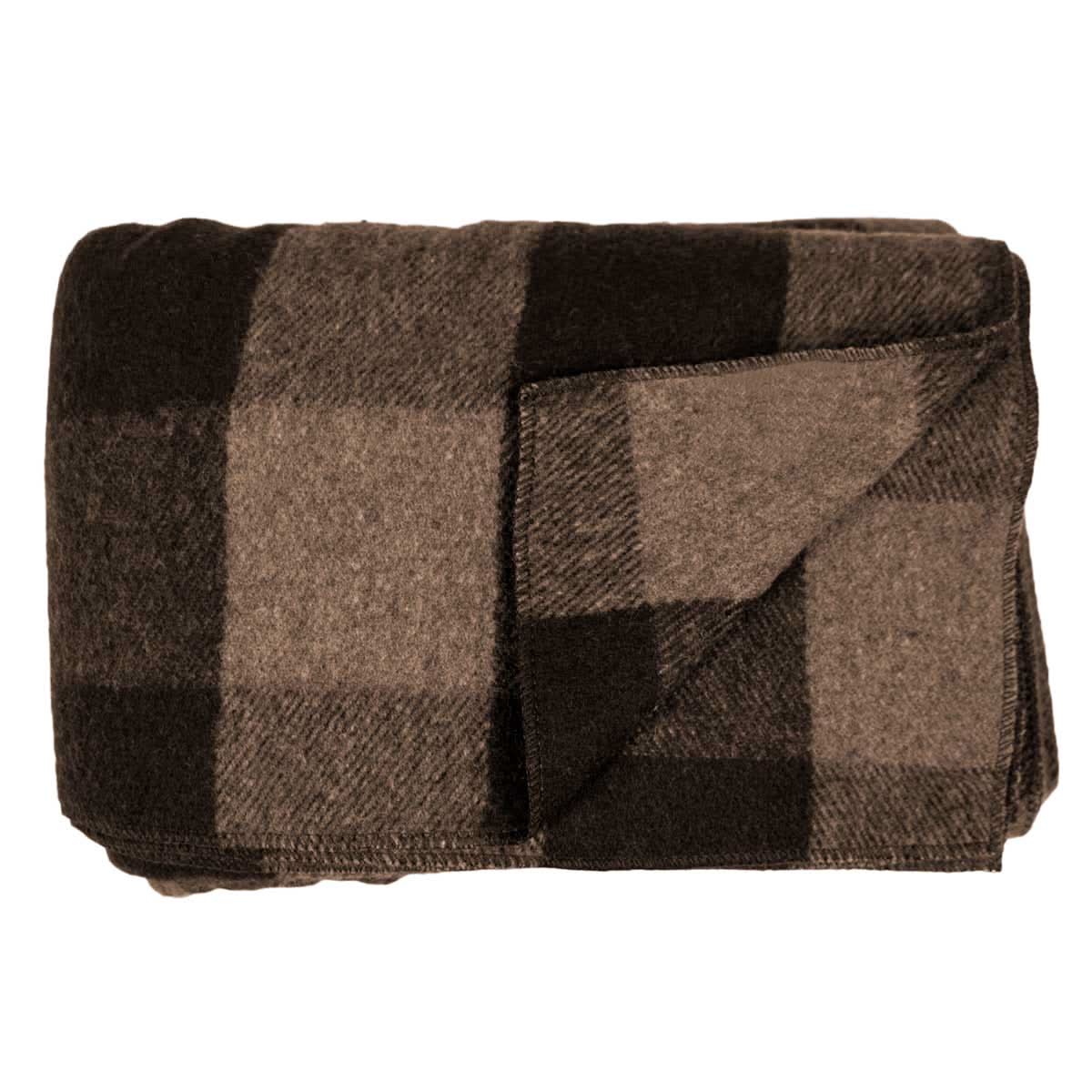 Wool Throw Blanket - White Mountain Woolen