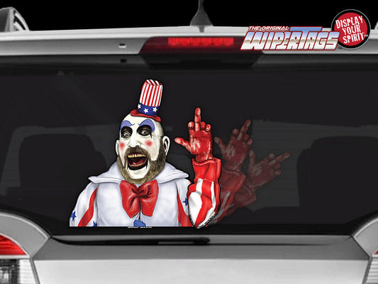 Captain Spaulding Salute WiperTag