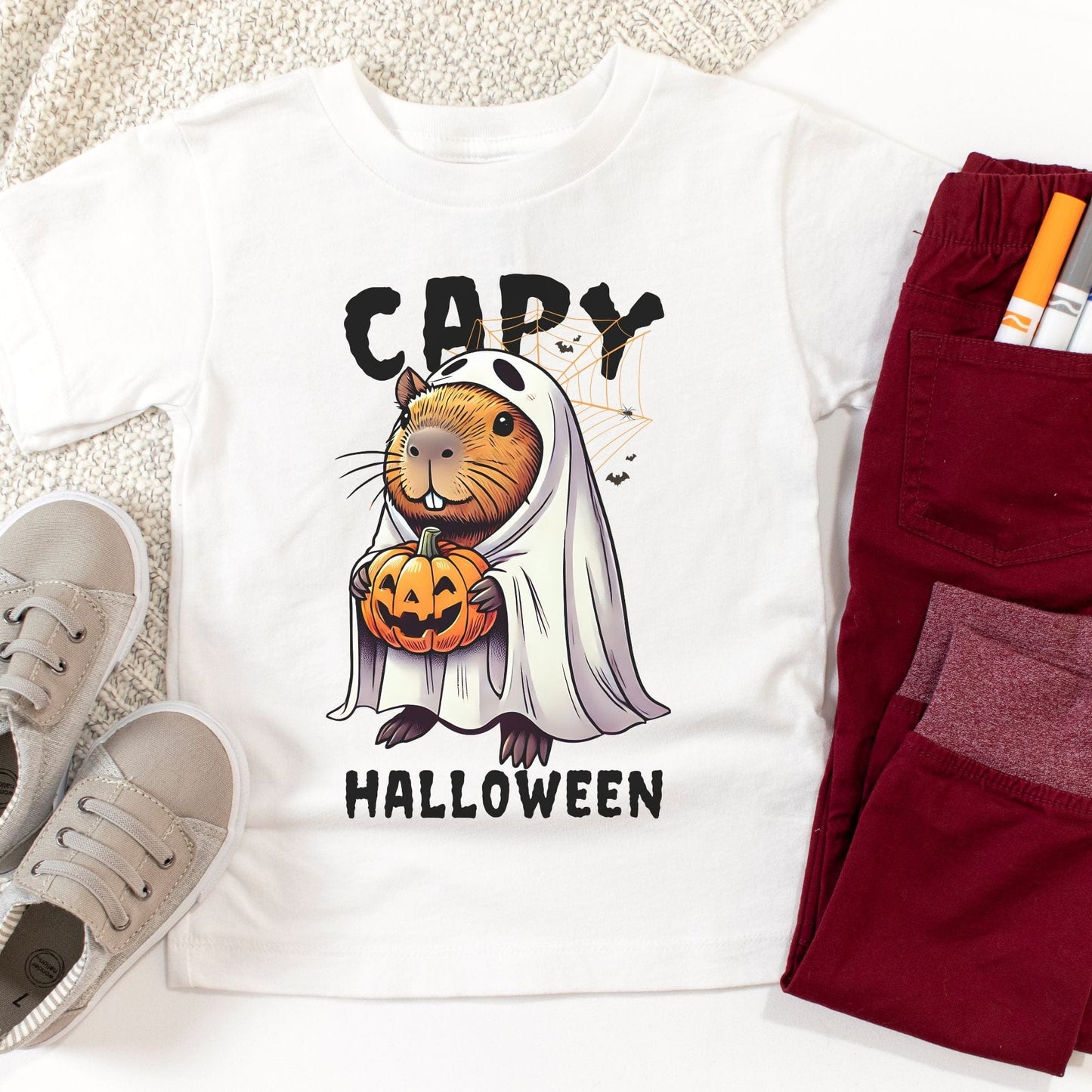 Capy Halloween Kids T-Shirt