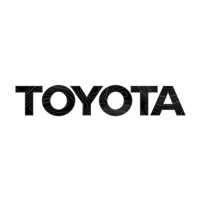 "TOYOTA" Topo Front Grille Emblem Kit - 2024+ Land Cruiser  / 07-14 FJ Cruiser