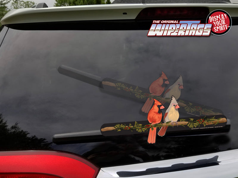 Cardinal Birds WiperTags