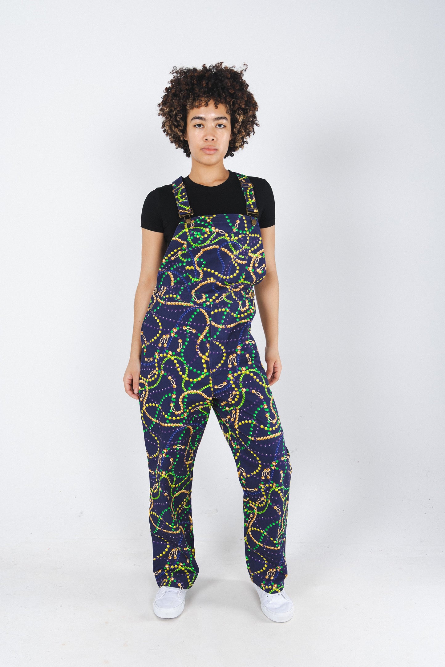The Carnival Krewe | Mardi Gras Beads Men's Overalls