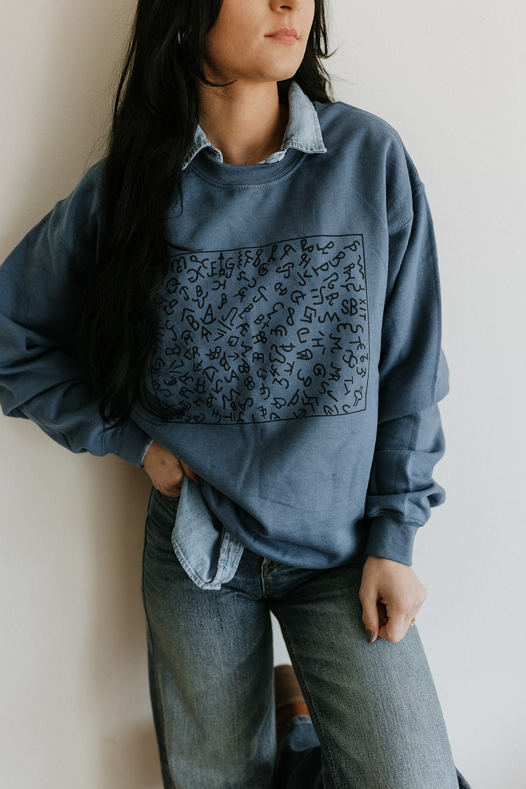 Cattle Brands Graphic Sweatshirt