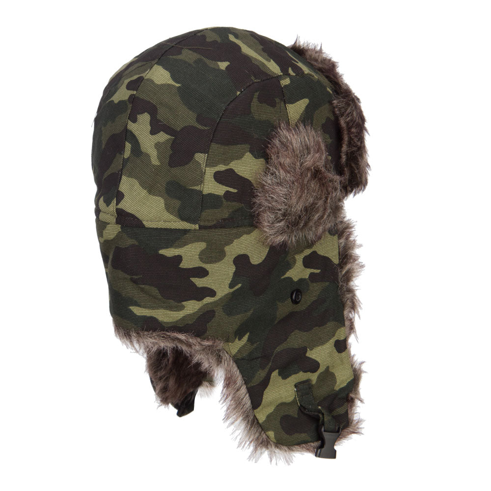 Cotton Camo Trooper Hat