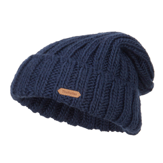 Deep Crown Cuff Long Beanie