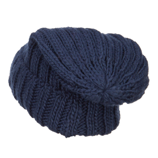 Deep Crown Cuff Long Beanie