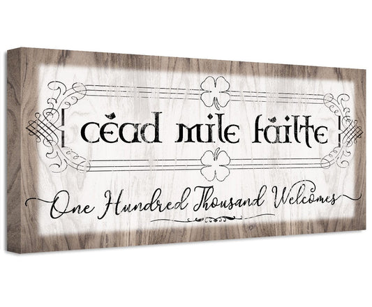 Cead Mile Failte - Canvas