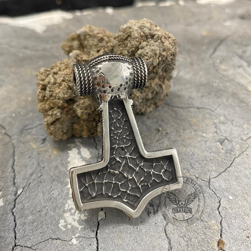 Celtic Knot Thor’s Hammer Stainless Steel Pendant