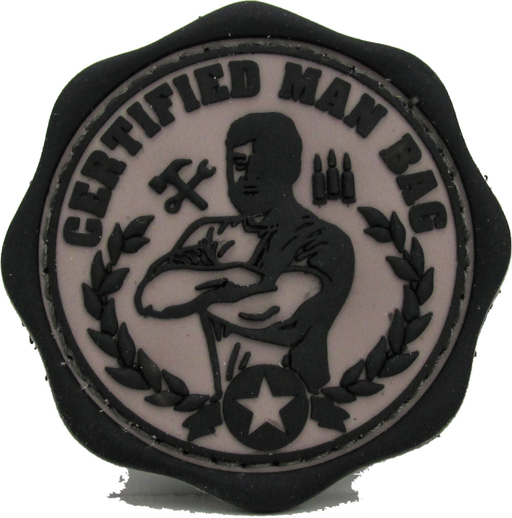 CLEARANCE - Certified Man Bag Patch PVC - Mil-Spec Monkey