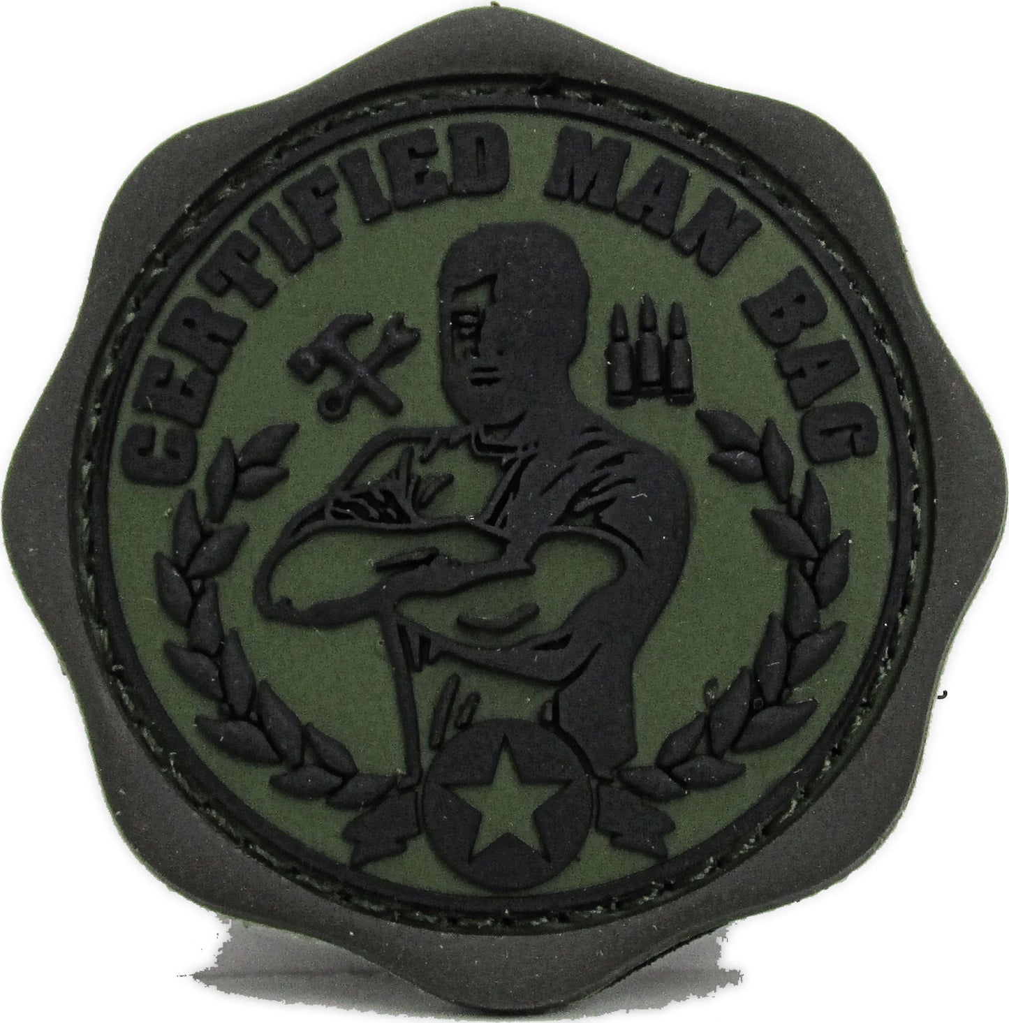 CLEARANCE - Certified Man Bag Patch PVC - Mil-Spec Monkey