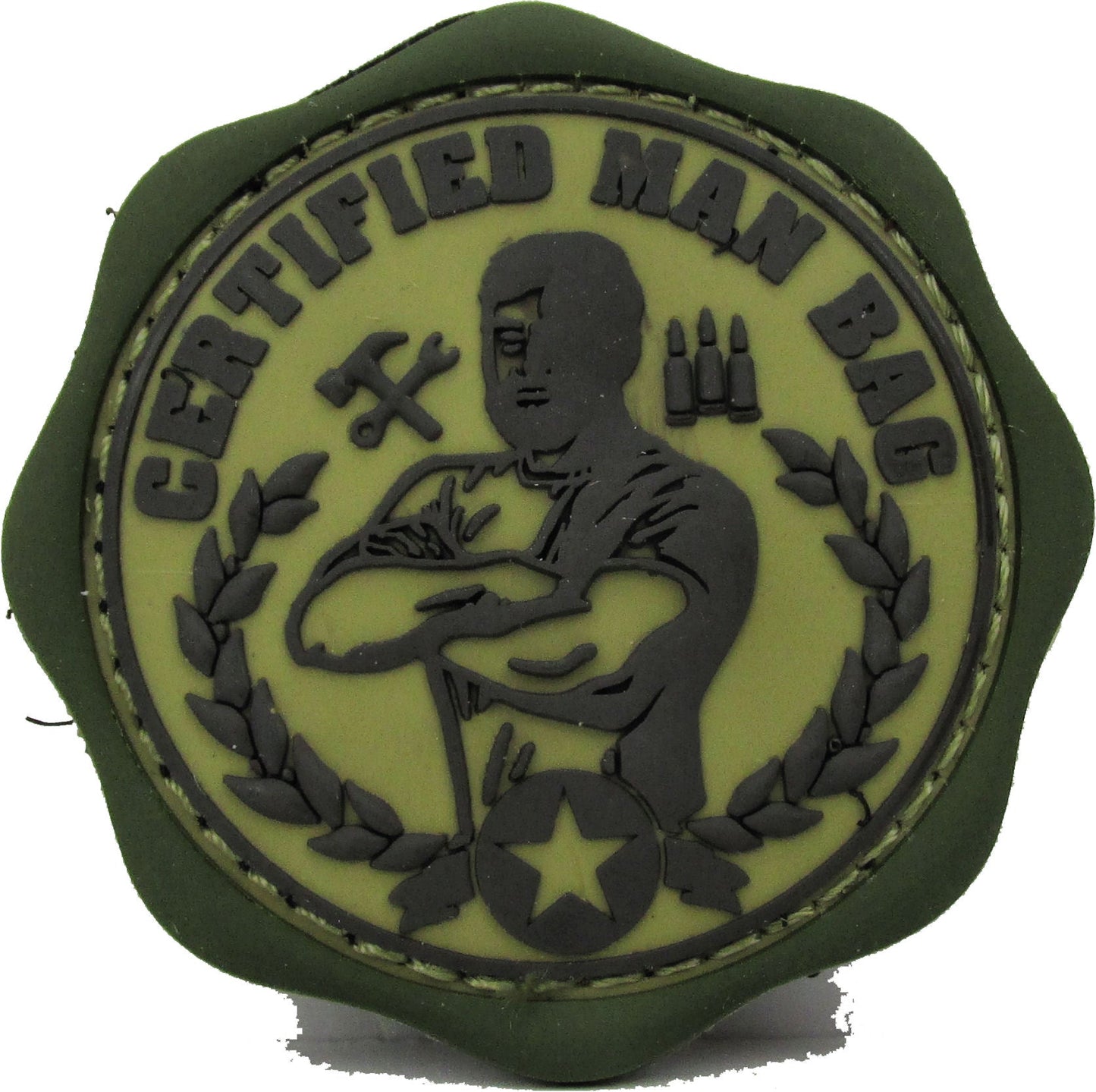 CLEARANCE - Certified Man Bag Patch PVC - Mil-Spec Monkey