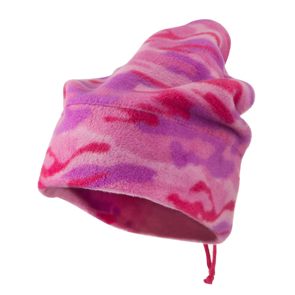 Camo Fleece Adjustable Hat