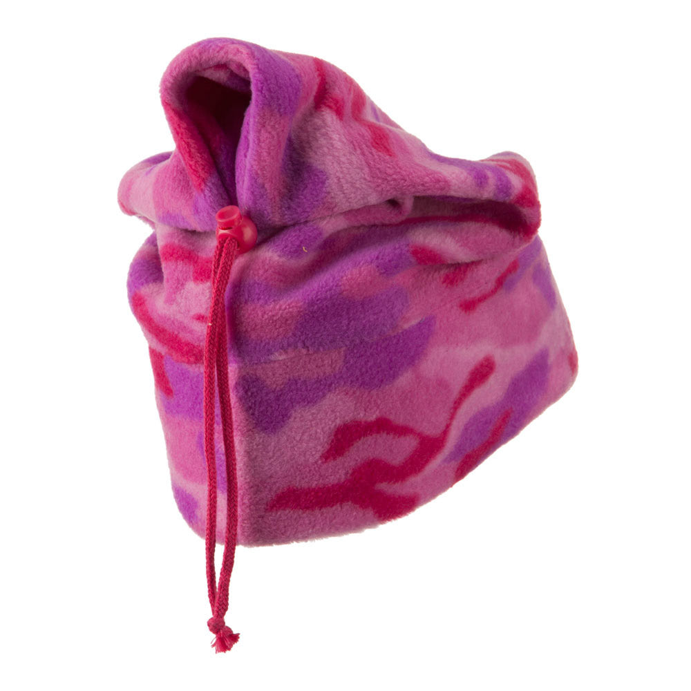 Camo Fleece Adjustable Hat