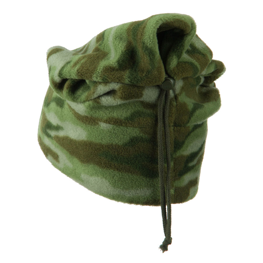 Camo Fleece Adjustable Hat