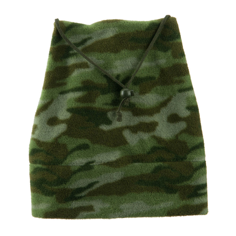 Camo Fleece Adjustable Hat