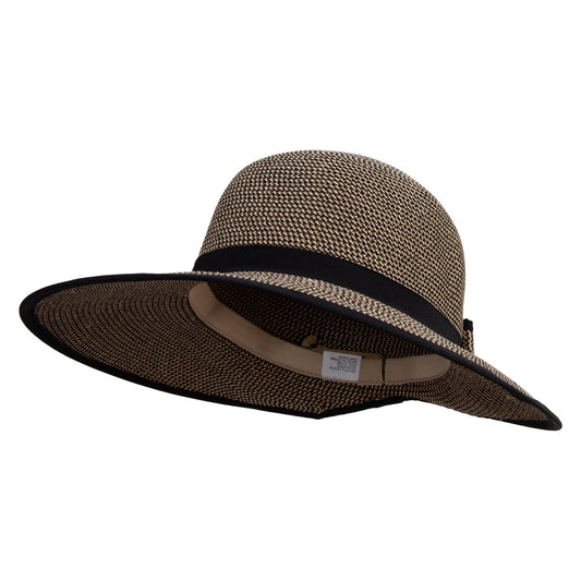 Women's Soft Paper Braid Split Brim Hat