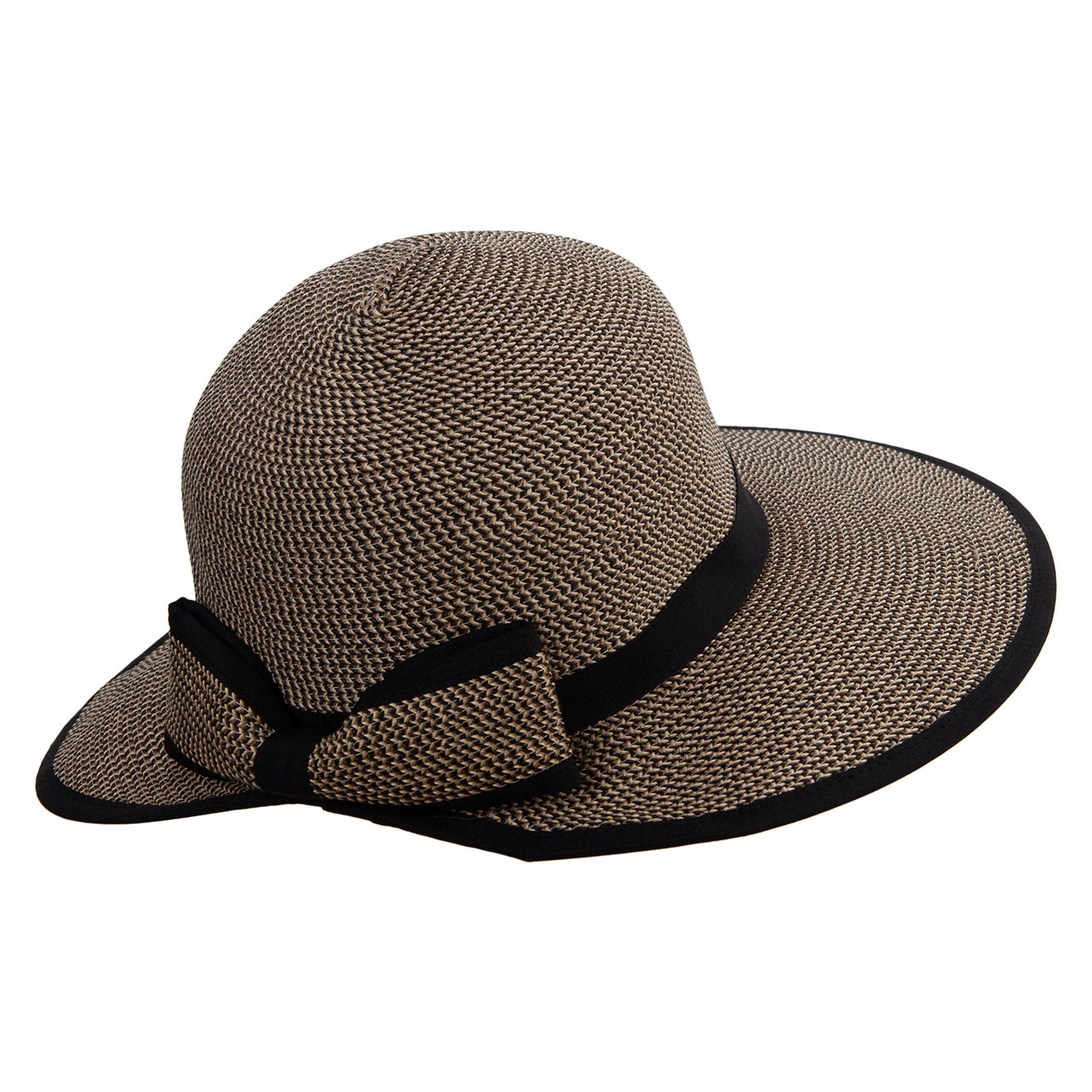 Women's Soft Paper Braid Split Brim Hat