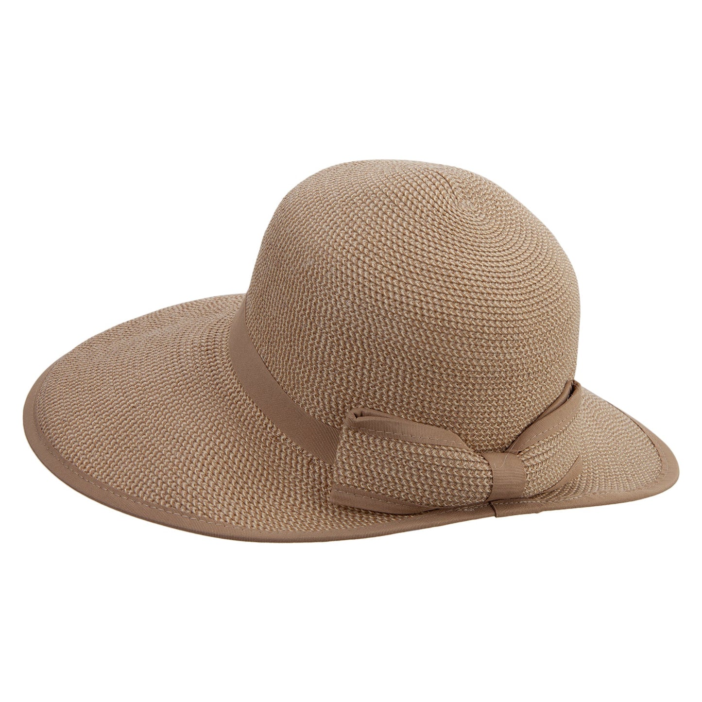 Women's Soft Paper Braid Split Brim Hat