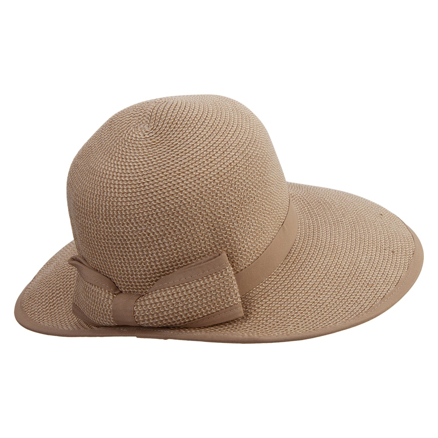 Women's Soft Paper Braid Split Brim Hat