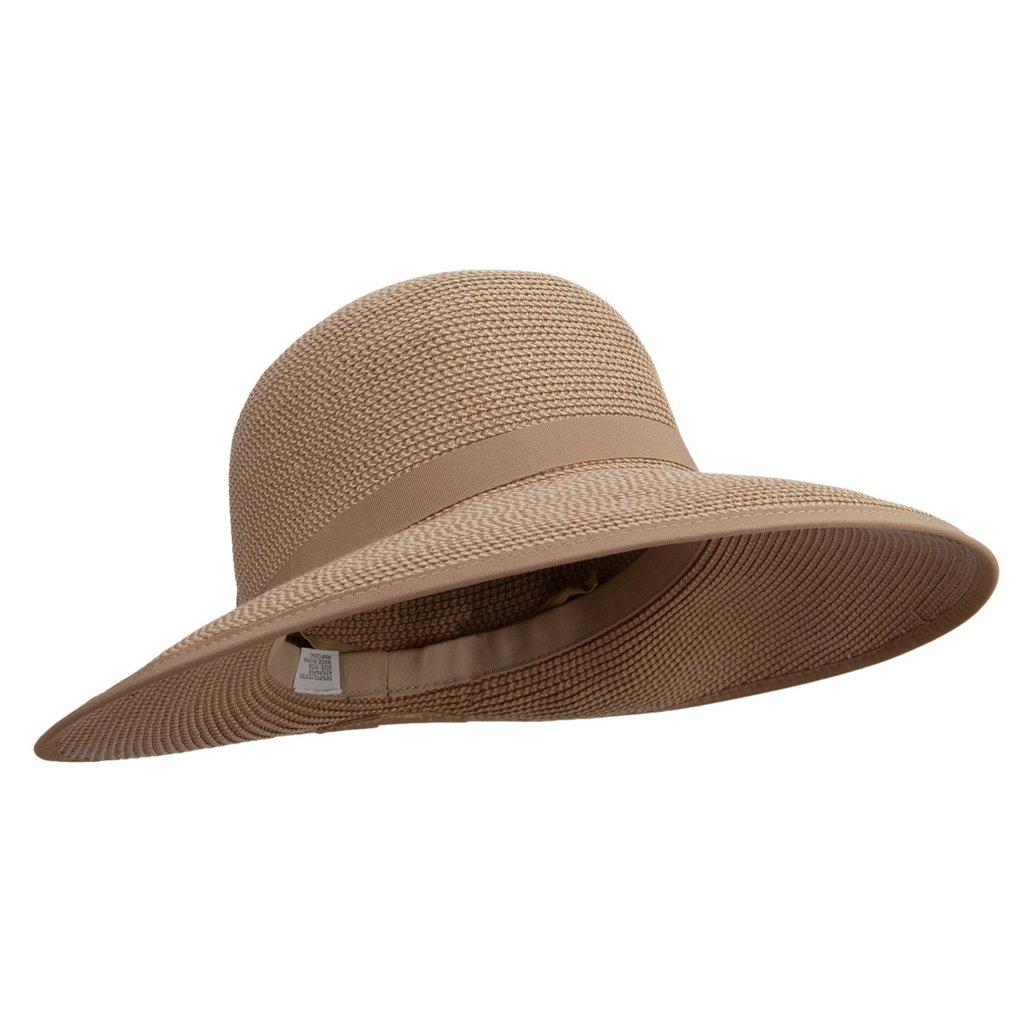 Women's Soft Paper Braid Split Brim Hat