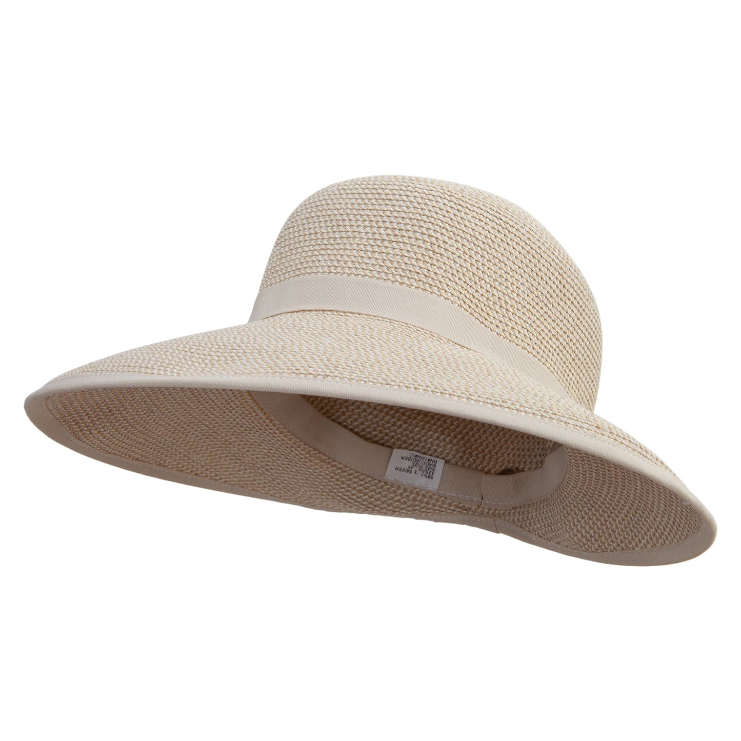 Women's Soft Paper Braid Split Brim Hat
