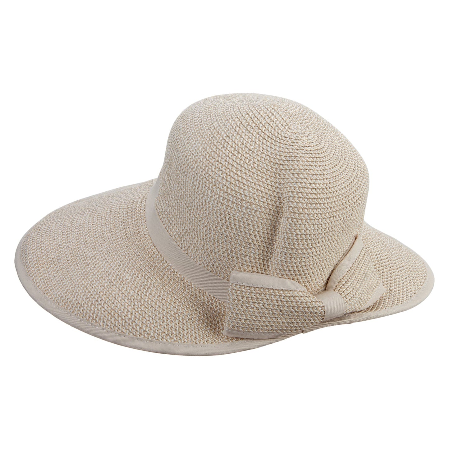 Women's Soft Paper Braid Split Brim Hat