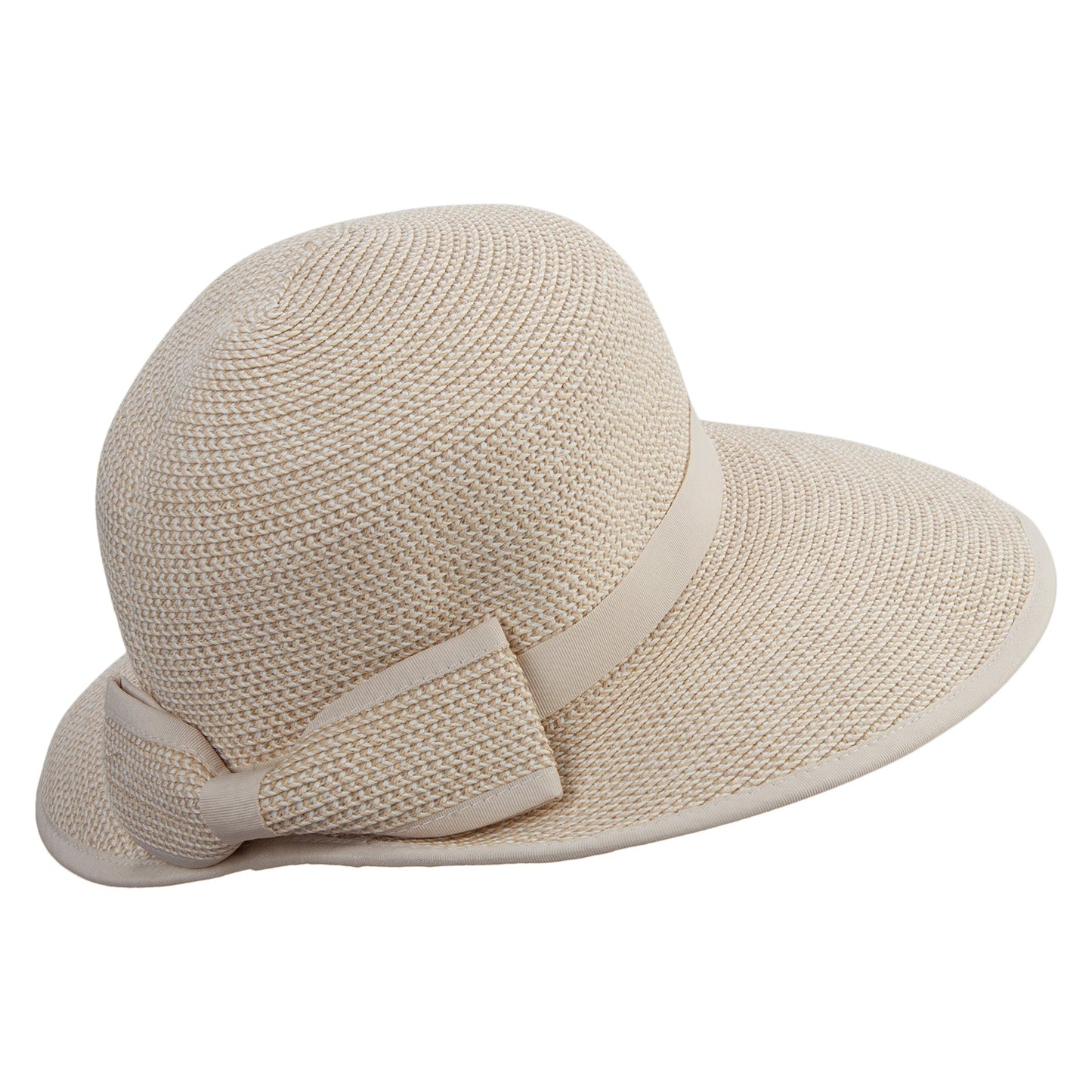Women's Soft Paper Braid Split Brim Hat