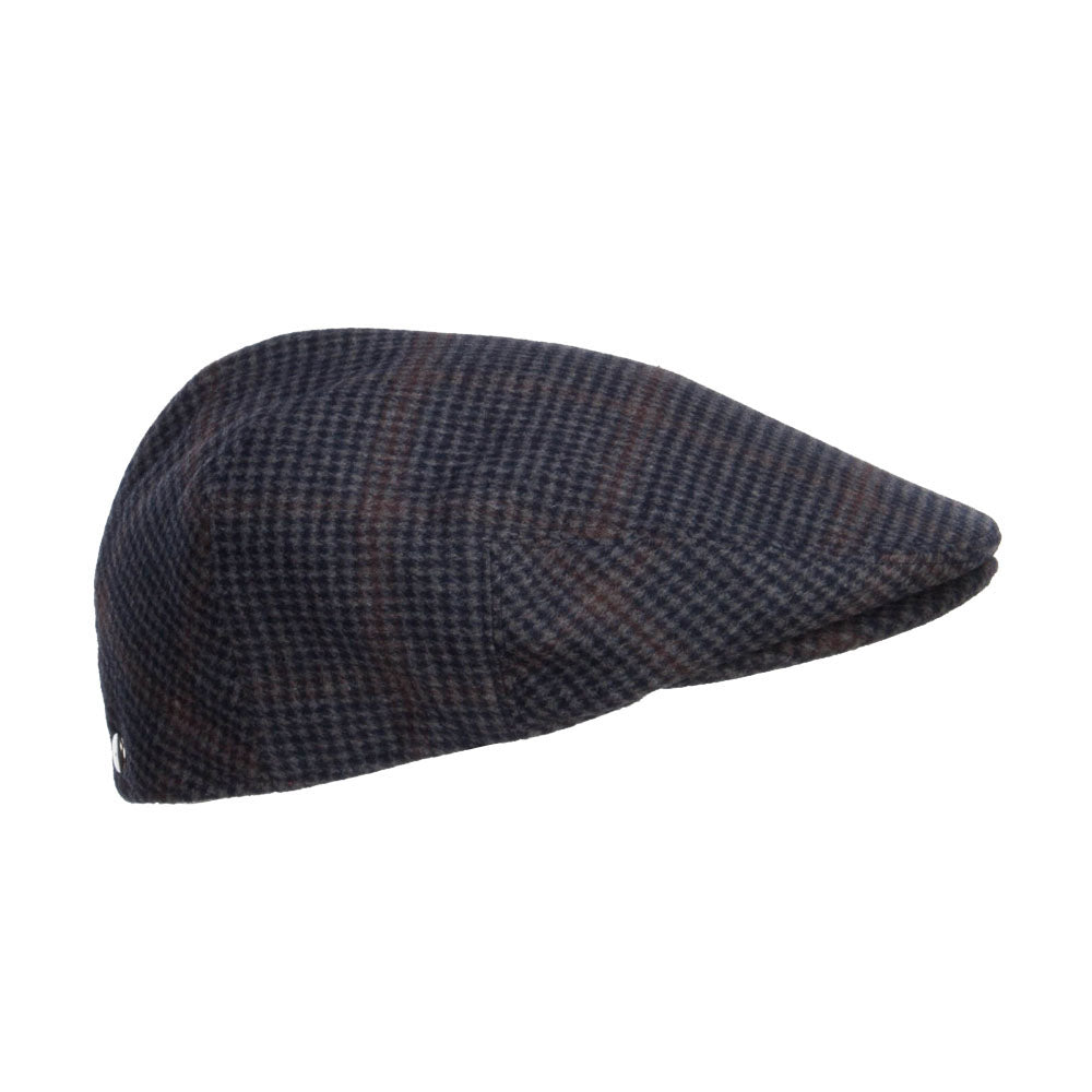 Men's Checkered Wool Blend Ivy Hat