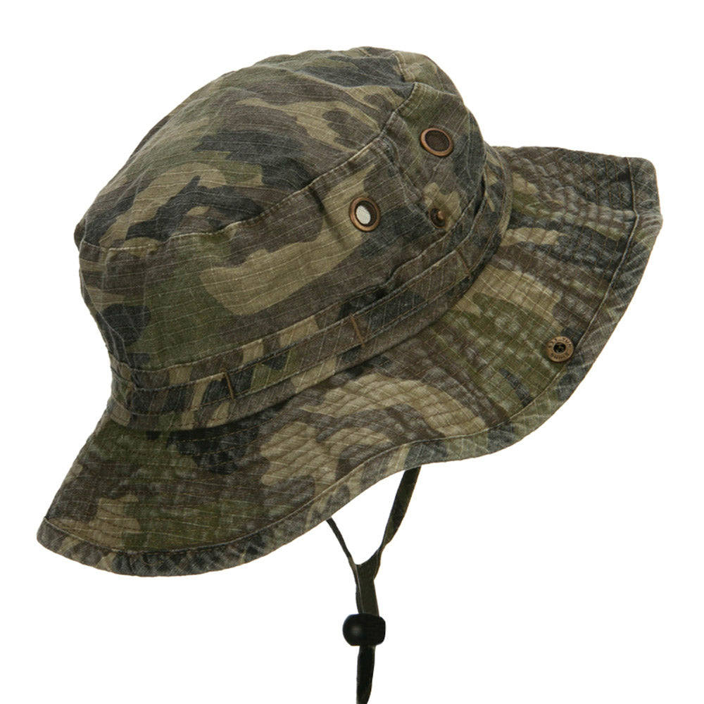 Camouflage Washed Hunting Hat