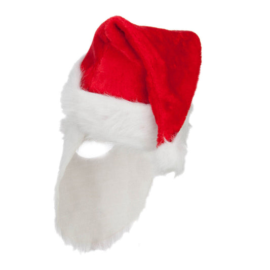 Plush Santa Hats -  Beard