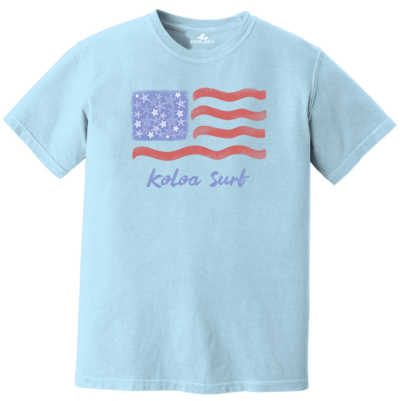 Koloa Starfish Flag Pigment Dyed T-Shirt