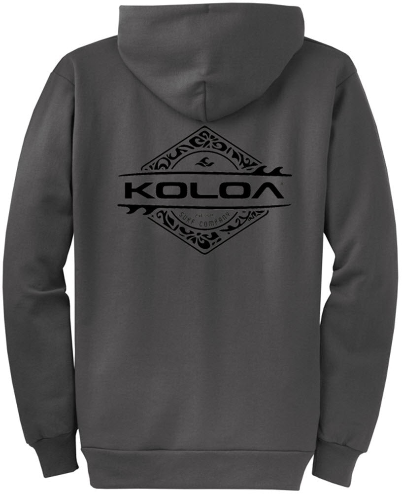 Koloa Diamond Thruster Surfboards Zip Hoodie