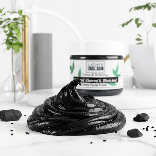 Activated Charcoal and Black Seed Oil Facial Polish