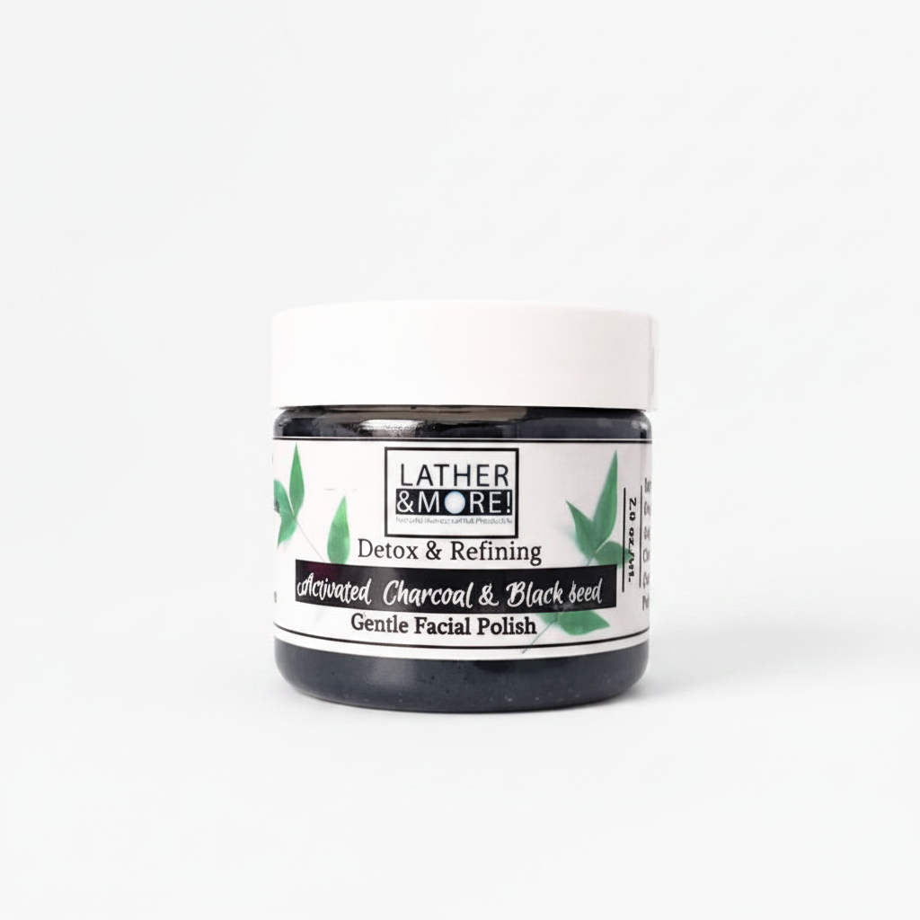 Activated Charcoal and Black Seed Oil Facial Polish