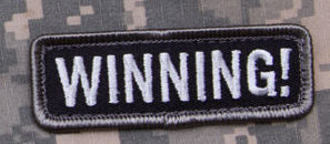 CLEARANCE - Winning! Morale Patch - Mil-Spec Monkey